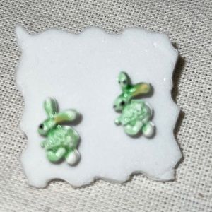 Vintage Easter 🐣 Bunny 🐰 Earrings for Little Girls or Ladies